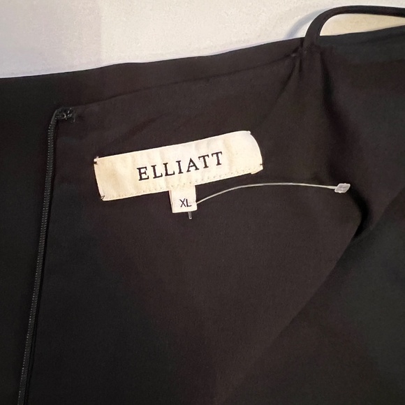 Elliatt Slip Little Black Dress with Ruffle Black Sz XL - Picture 8 of 11